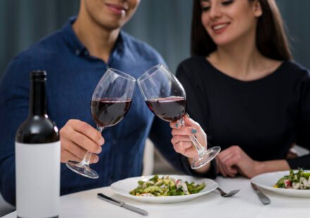 jantar e vinho