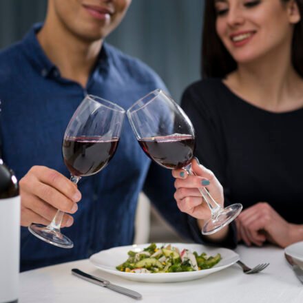 jantar e vinho